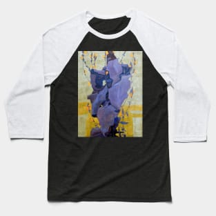 Egon Schiele Stylized Flowers in Front of a Decorative Background Baseball T-Shirt